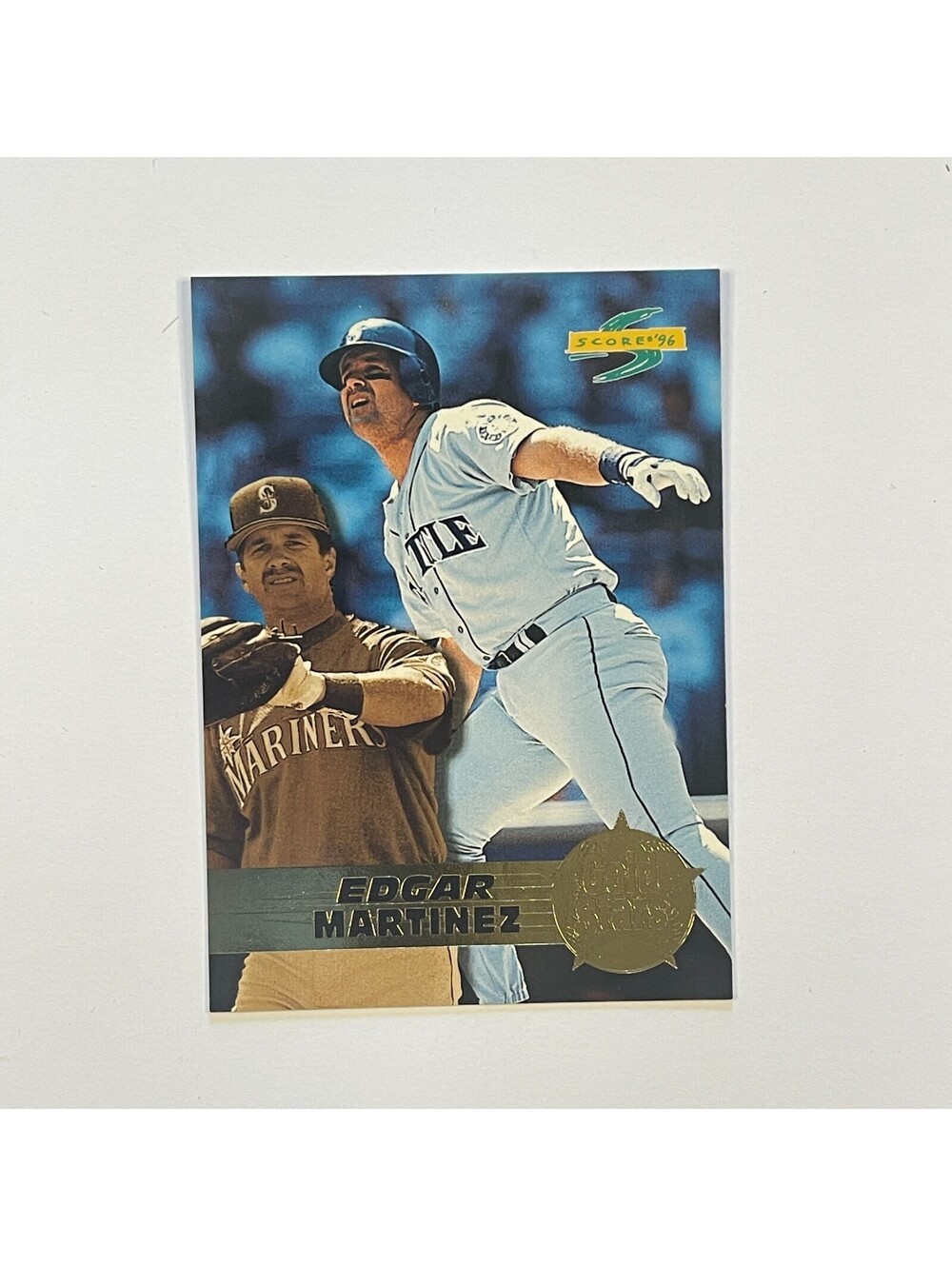 1996 Score #13 Edgar Martinez Gold Stars Seattle Mariners Card